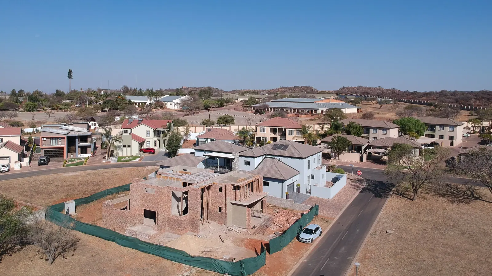 Aerial view of the Northview Estate Bendor development in Polokwane
